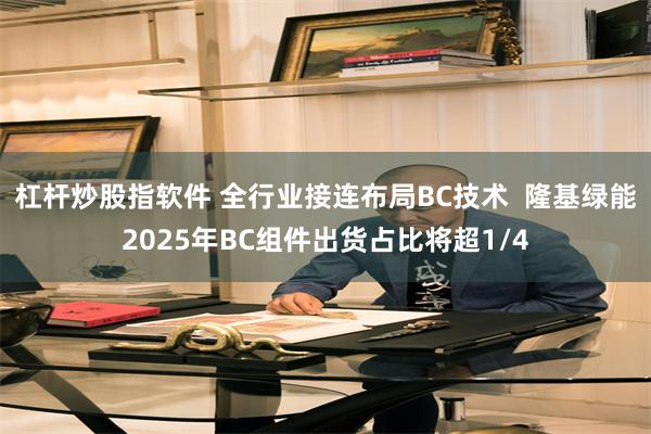 杠杆炒股指软件 全行业接连布局BC技术  隆基绿能2025年BC组件出货占比将超1/4