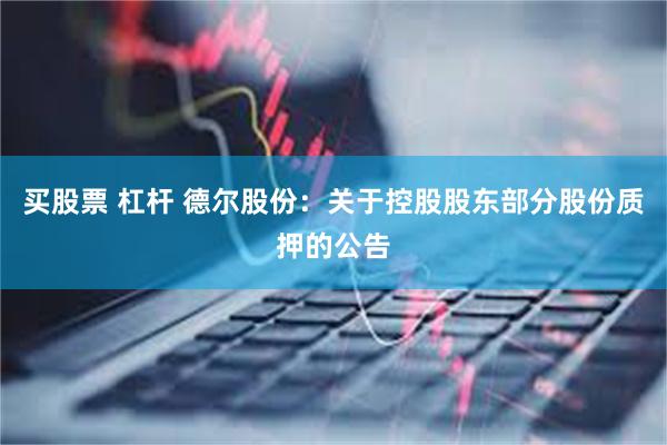 买股票 杠杆 德尔股份：关于控股股东部分股份质押的公告